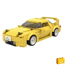 CaDA® C55013W - Initial-D Mazda FD3S RX-7 Versenyautó építőjáték - 100% kompatibilis minden más kedvelt márkával