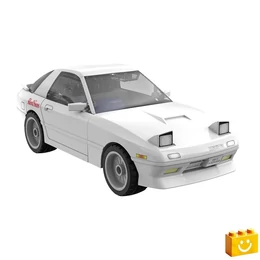CaDA® C55016W - Initial-D Mazda RX7-FC3S sportautó építőjáték - 100% kompatibilis minden más kedvelt márkával