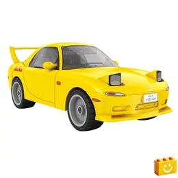 CaDA® C55017W - Initial-D Mazda RX7-FD3S sportautó építőjáték - 100% kompatibilis minden más kedvelt márkával