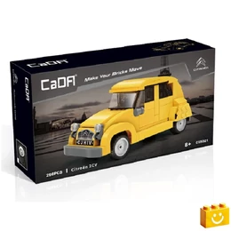 CaDA® C55021W - Citroen 2CV - kacsa építőjáték - 100% kompatibilis minden más kedvelt márkával
