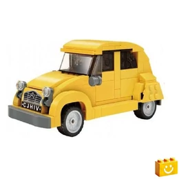 CaDA® C55021W - Citroen 2CV - kacsa építőjáték - 100% kompatibilis minden más kedvelt márkával