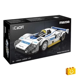 CaDA® C55029W - Mazda 787B versenyautó építőjáték - 100% kompatibilis minden más kedvelt márkával