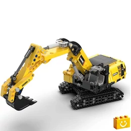 CaDA® C65003W - Markológép -Exkavátor - 100% technic-kompatibilis építőjáték