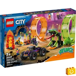 LEGO® City 60339 Kaszkadőr aréna dupla hurokkal