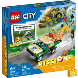 LEGO® City 60353 Vadállat mentő küldetések