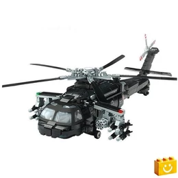 QMAN® 23016 - Harbin Z-20 többcélú helikopter - 100% technic-kompatibilis építőjáték
