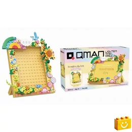 QMAN® 36011-2 - Szivárvány Képkeret építőjáték - 100% kompatibilis minden más kedvelt márkával