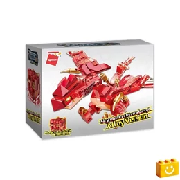 QMAN® 41211 - Csodakocka - Égi Tűzmadár építőjáték - 100% kompatibilis minden más kedvelt márkával