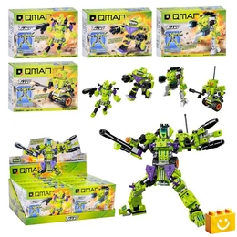 QMAN® 42203 - 4 az 1-ben Pioneer harcos robot építőjáték - 100% kompatibilis minden más kedvelt márkával