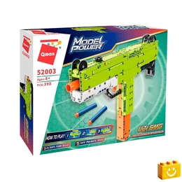 QMAN® 52003 - UZI Játék géppisztoly - 100% technic-kompatibilis építőjáték