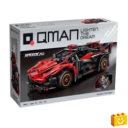 QMAN® 91003 - Vörös Sárkány sportautó - 100% technic-kompatibilis építőjáték
