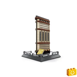WANGE® 4220 - Flatiron building – New York, USA építőjáték - 100% kompatibilis minden más kedvelt márkával