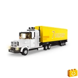 WANGE® 4972 - Csőrös kamion építőjáték - 100% kompatibilis minden más kedvelt márkával