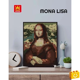 WANGE® 5121   Leonardo da Vinci - Mona Lisa építőjáték - 100% kompatibilis minden más kedvelt márkával