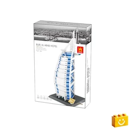 WANGE® 5220 - Burj Al Arab Hotel – Dubai építőjáték - 100% kompatibilis minden más kedvelt márkával