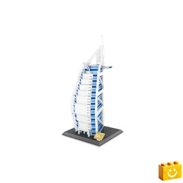 WANGE® 5220 - Burj Al Arab Hotel – Dubai építőjáték - 100% kompatibilis minden más kedvelt márkával