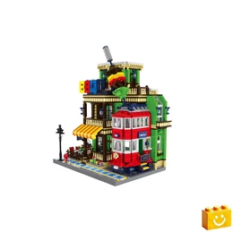 WANGE® 6313 - BBQ étterem – Párizs, Franciaország építőjáték - 100% kompatibilis minden más kedvelt márkával