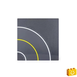 WANGE® 8811 | építőjáték alaplap - 100% kompatibilis minden más kedvelt márkával | 32x32 - kanyar