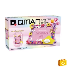 QMAN® 36011-3 - Hold és csillagok képkeret építőjáték - 100% kompatibilis minden más kedvelt márkával