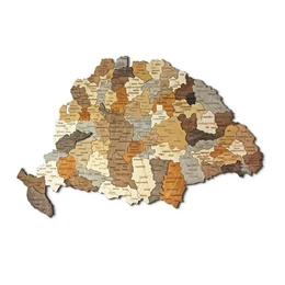 Fa Nagy-Magyarország térkép kirakó (150x100 cm)