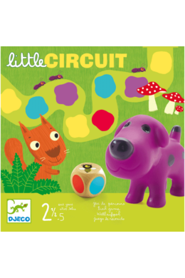 DJECO - Little Circuit - Színlépegetős társasjáték