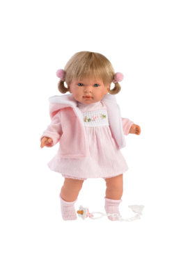 LLORENS - Carla - kislány játékbaba síró funkcióval - 42 cm
