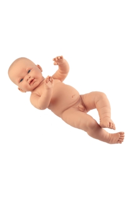 LLORENS - Hugo - újszülött kisfiú játékbaba ruha nélkül - 45 cm