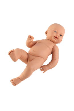LLORENS - Sofia - újszülött kislány játékbaba ruha nélkül - 45 cm