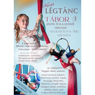 Légtorna és Mozgásművészeti Nyári Tábor – Kezdőknek