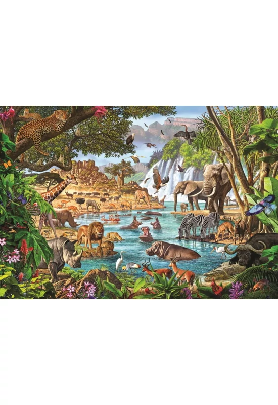 Afrikai víznyelő - Clementoni - 3000 db-os puzzle