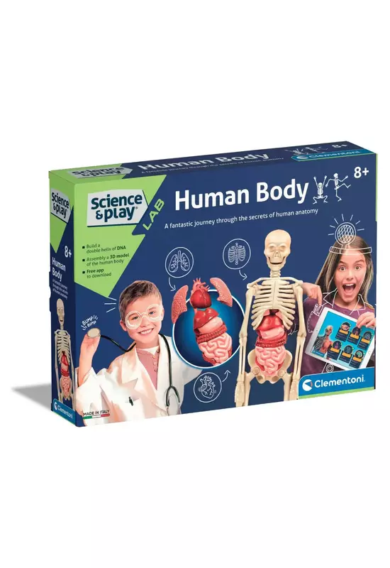 Clementoni - Gyermeklaboratórium - Az emberi test tudományos készlet 