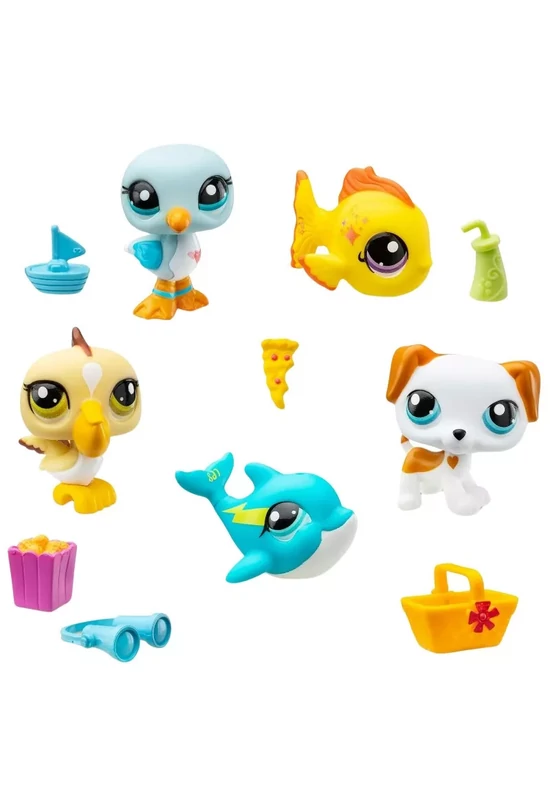 Littlest Pet Shop Beach - 5-ös készlet