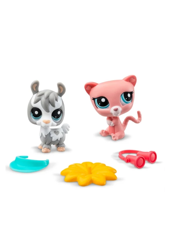 Littlest Pet Shop Dzsungel- dupla csomag (cica-csacsi)