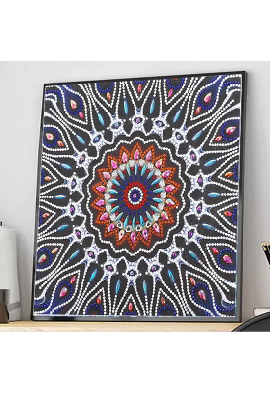 Mandala II. - gyémánt mozaik festés - 30x30 cm