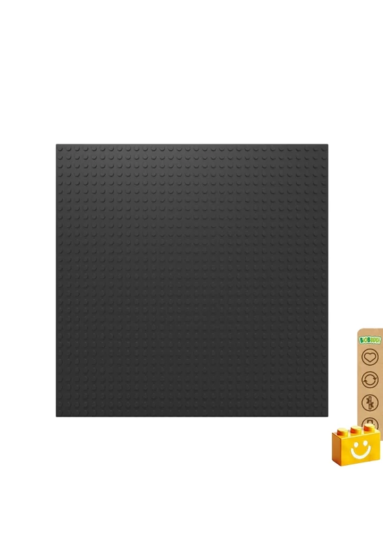 BiOBUDDi® BB-0095 | építőjáték alaplap - 100% kompatibilis minden más kedvelt márkával | 32x32 bütyök fekete