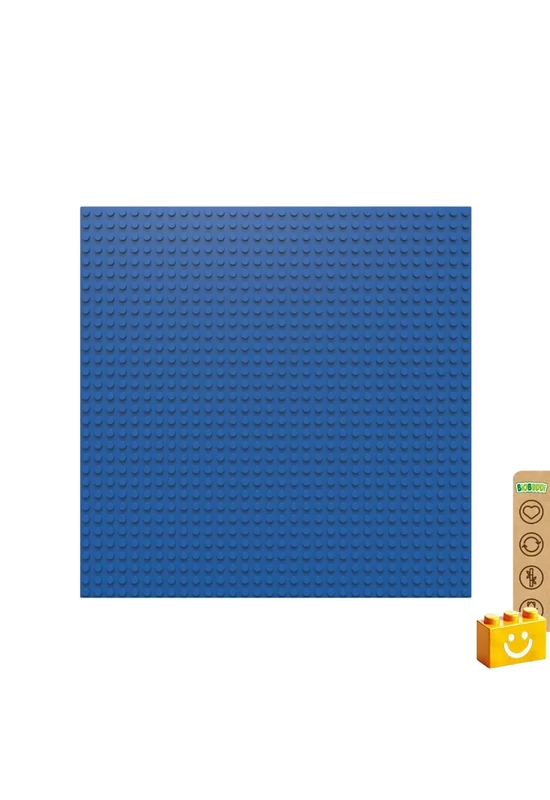 BiOBUDDi® BB-0095 | építőjáték alaplap - 100% kompatibilis minden más kedvelt márkával | 32x32 bütyök sötétkék