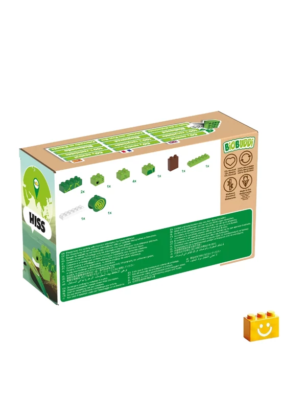 BiOBUDDi® BB-0104 | bio építőjáték | Mocsár - 2 az 1-ben teknős vagy csiga - 100% kompatibilis minden más kedvelt márkával
