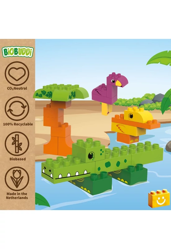 BiOBUDDi® BB-0107 | bio építőjáték | Lagúna - 100% kompatibilis minden más kedvelt márkával