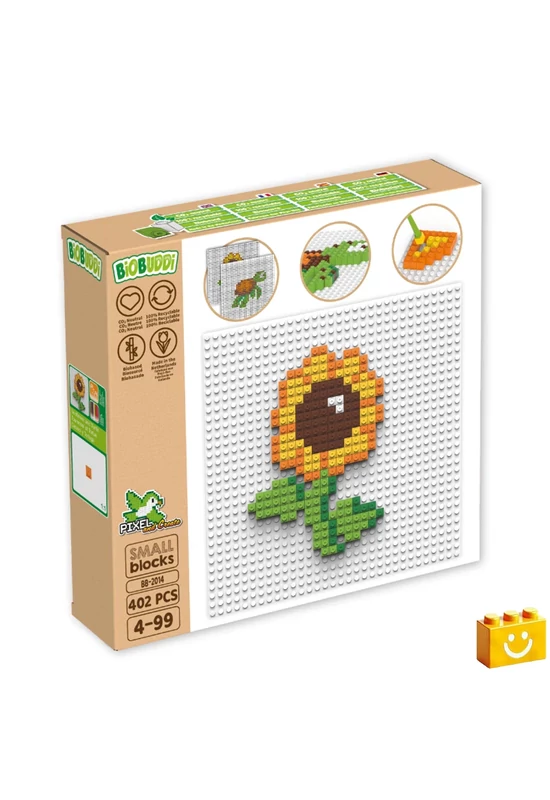 BiOBUDDi® BB-2014 | bio mozaik építőjáték készlet | Napraforgó vagy teknős