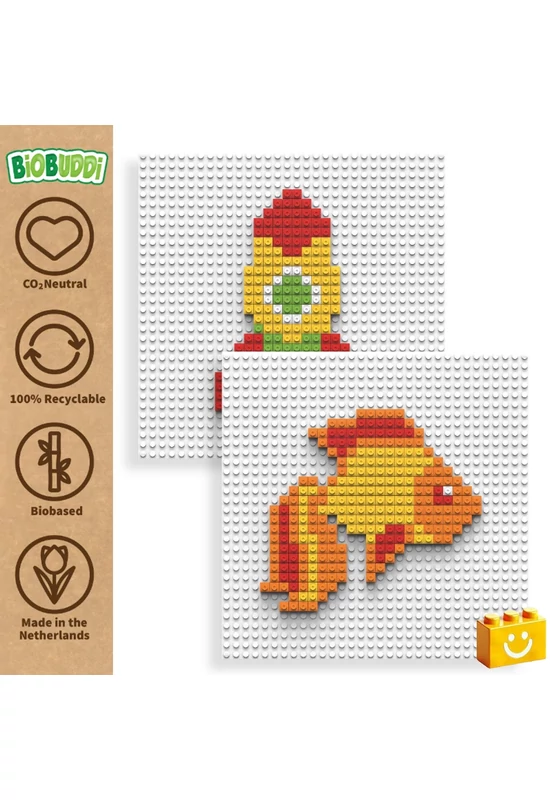 BiOBUDDi® BB-2016 | bio mozaik építőjáték készlet | Hal vagy rakéta