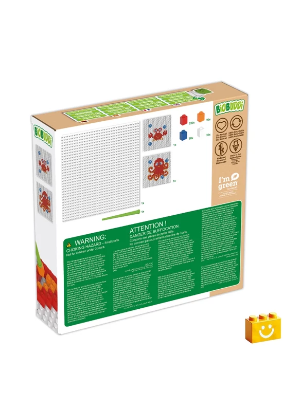 BiOBUDDi® BB-2018 | bio mozaik építőjáték készlet | Polip vagy rák