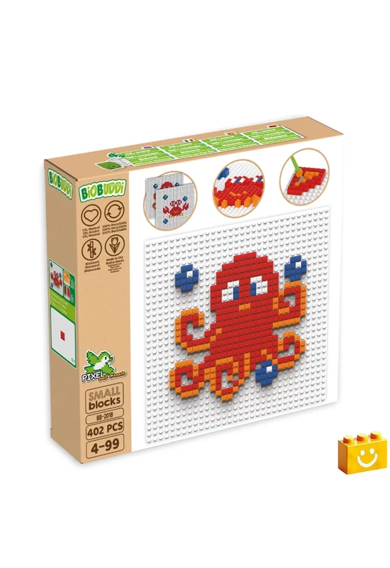 BiOBUDDi® BB-2018 | bio mozaik építőjáték készlet | Polip vagy rák