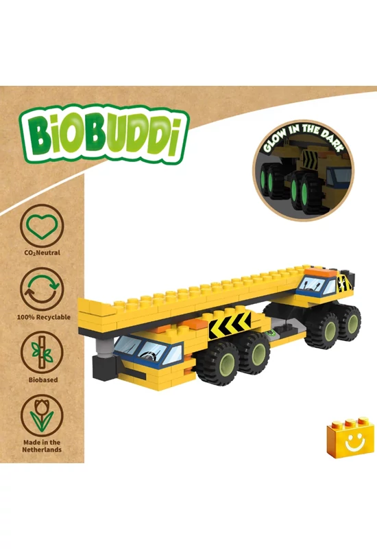 BiOBUDDi® BB-2040 | bio építőjáték | Autódaru - 100% kompatibilis minden más kedvelt márkával