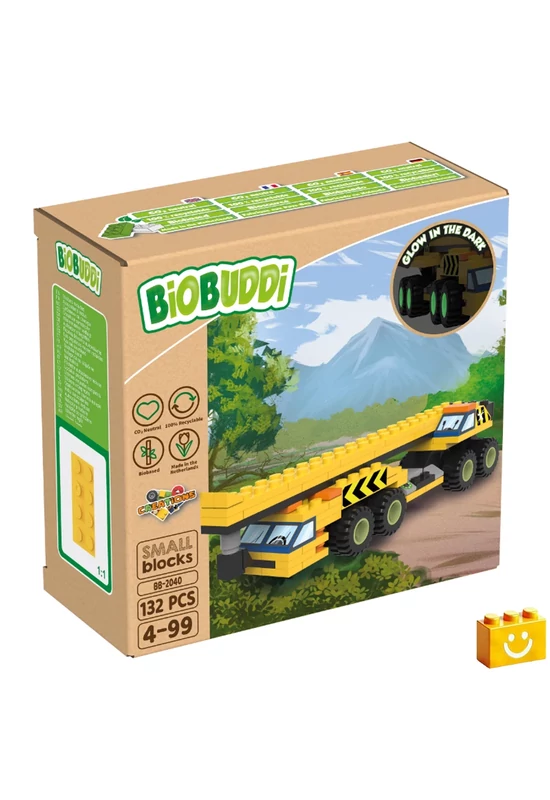 BiOBUDDi® BB-2040 | bio építőjáték | Autódaru - 100% kompatibilis minden más kedvelt márkával