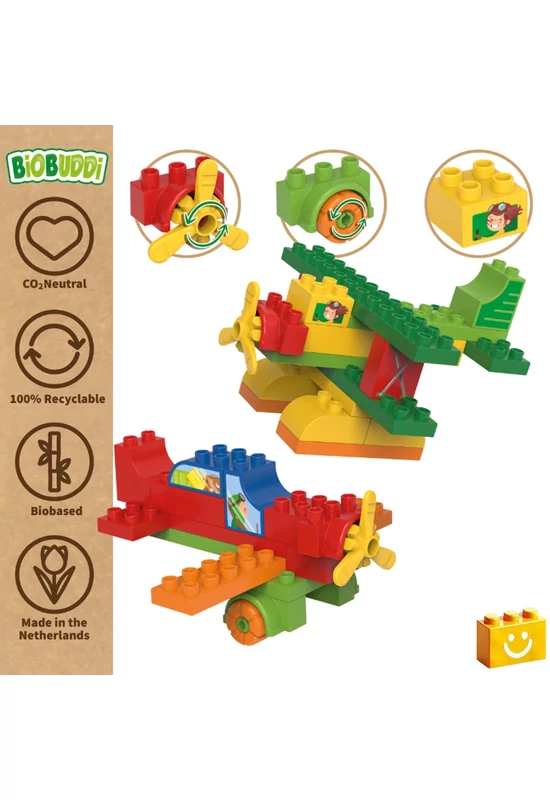 BiOBUDDi® BB-0240 | bio építőjáték | Repülők - 100% kompatibilis minden más kedvelt márkával