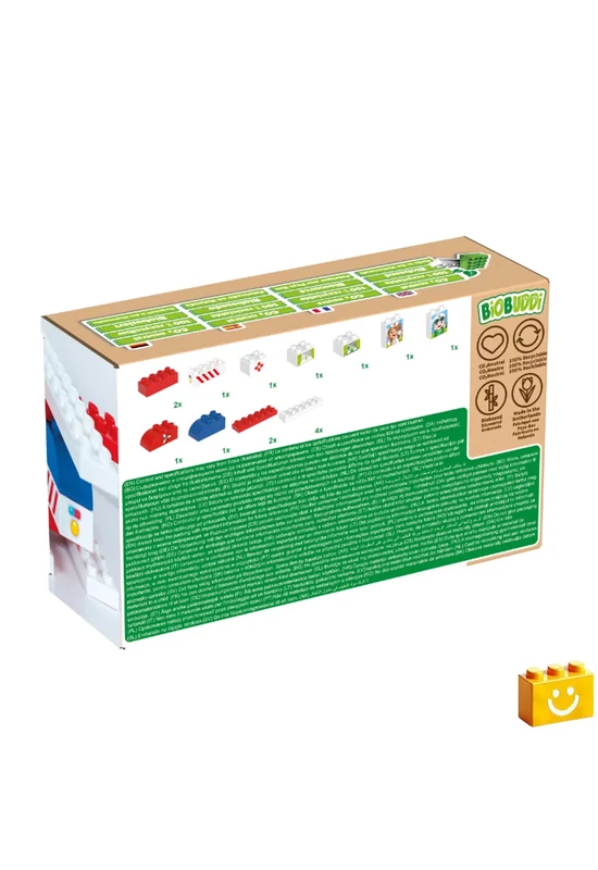 BiOBUDDi® BB-0251 | bio építőjáték | Mentőhelikopter - 100% kompatibilis minden más kedvelt márkával