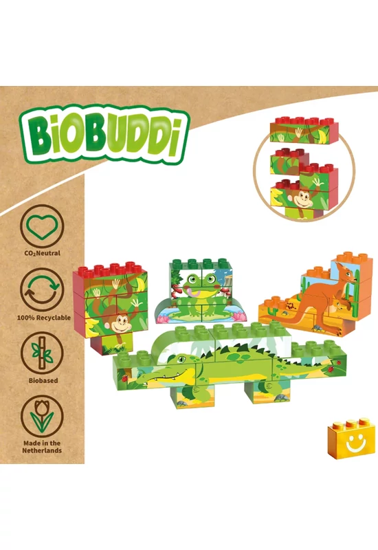 BiOBUDDi® BB-0258 | bio építőjáték | Vadvilág képalkotás - 100% kompatibilis minden más kedvelt márkával