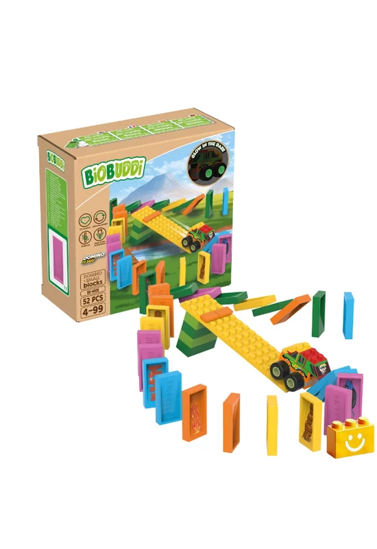 BiOBUDDi® BB-4008 | bio építőjáték | Dominó versenypálya