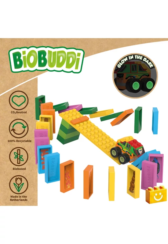 BiOBUDDi® BB-4008 | bio építőjáték | Dominó versenypálya