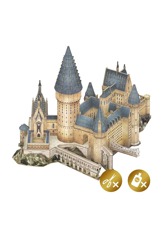 CubicFun - 3D puzzle Harry Potter-Roxfort Nagyterem, 185 db-os